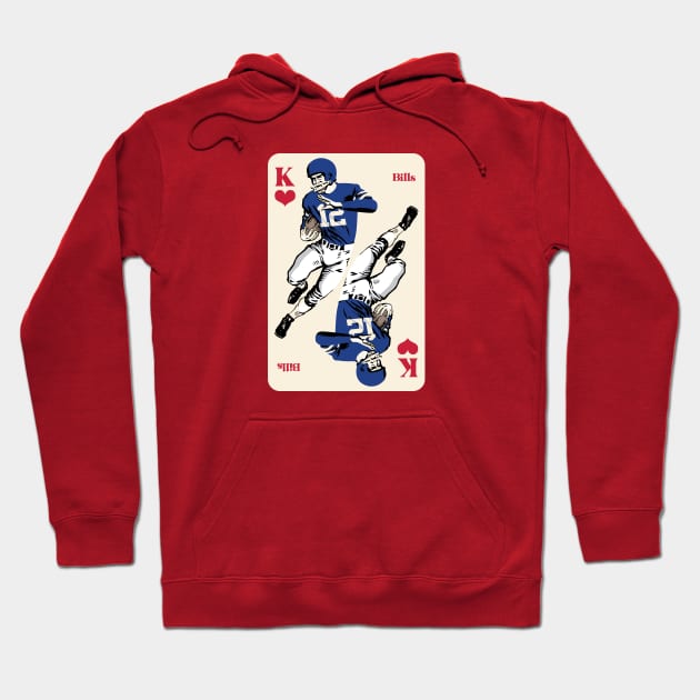 Buffalo Bills King of Hearts Hoodie by Rad Love